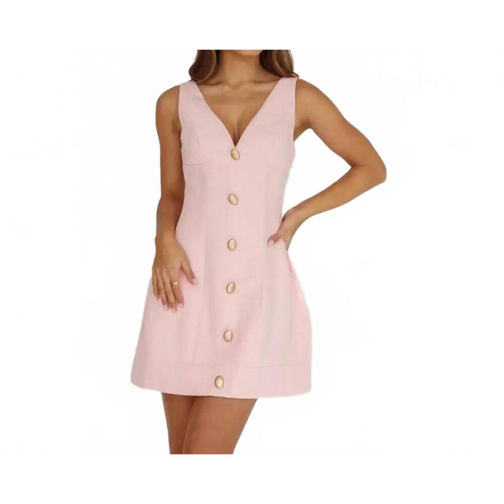 NEW ONE & ONLY sleeveless shift mini dress in pink